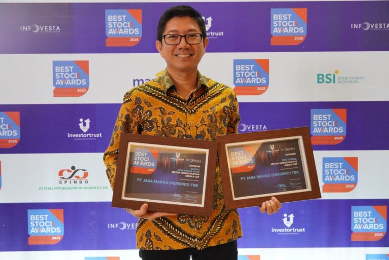 Jasa Marga Raih Dua Penghargaan Bergengsi dalam Ajang Best Stock Awards 2025