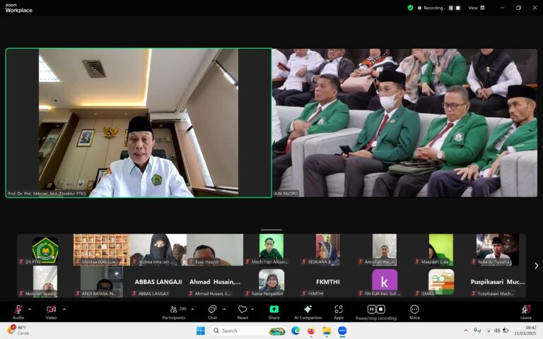 Direktur Diktis: Akademisi PTKI Harus Mampu Membuktikan Al-Quran Tidak Lekang Oleh Zaman