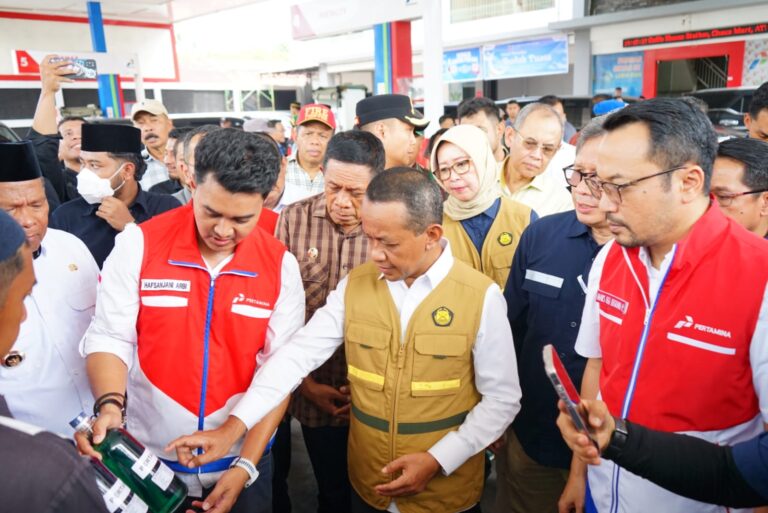 RAFI 2025, Menteri ESDM Cek Langsung Stok dan Kualitas BBM di Sulteng