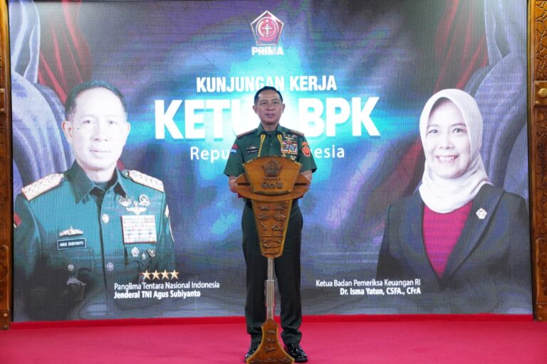 Perkuat Sinergitas, Panglima TNI Terima Kunjungan Ketua BPK