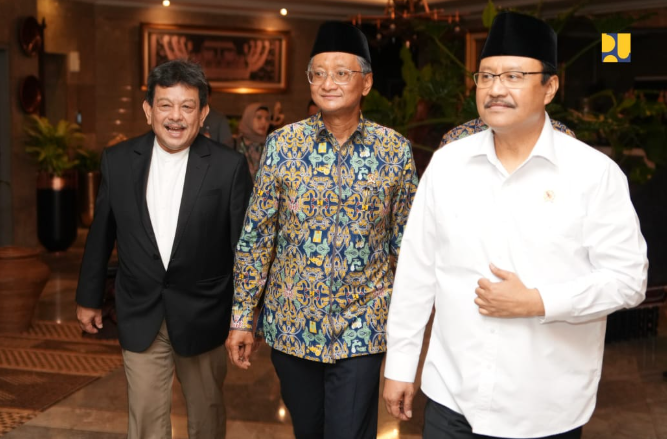 Temui Mensos, Menteri PU Tegaskan Komitmen Dukung Infrastruktur Sekolah Rakyat