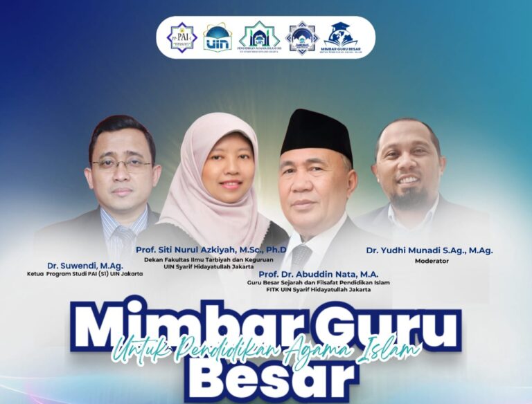 Untuk Pertama Kali, FITK UIN Jakarta Akan Adakan Mimbar Guru Besar