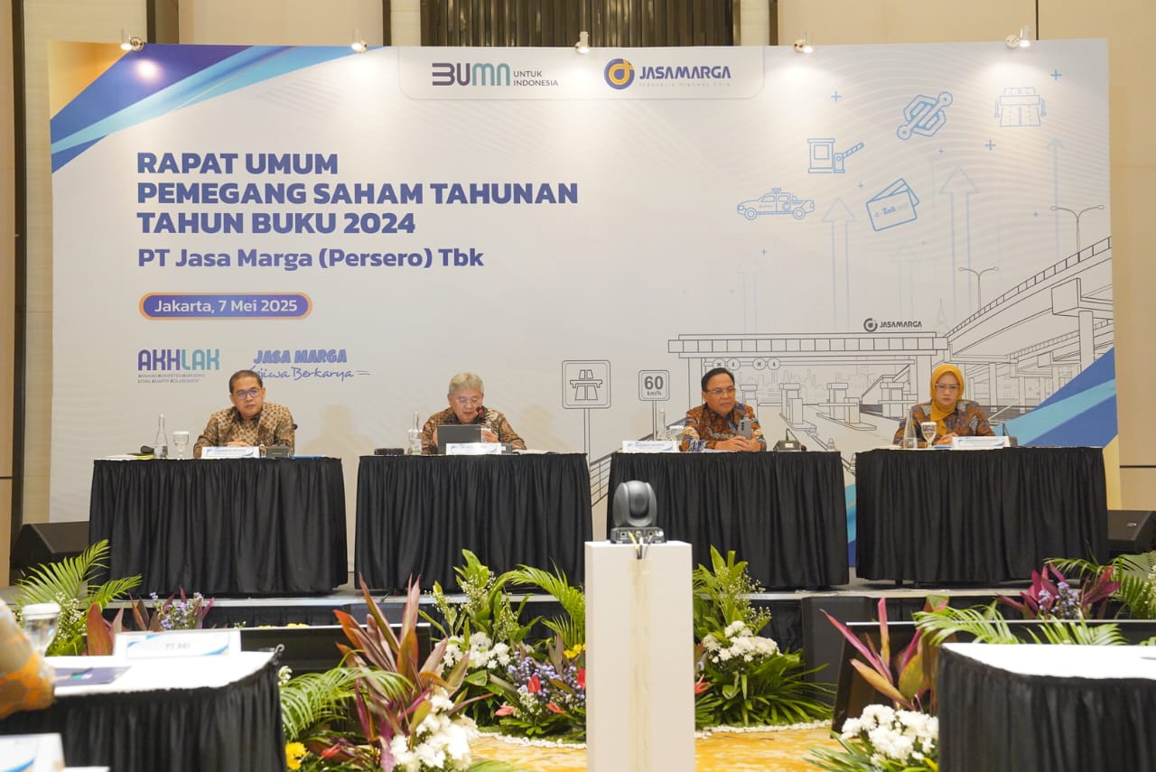 Laporkan Kinerja Positif, RUPST Jasa Marga Bagi Dividen Rp 1,13 Triliun