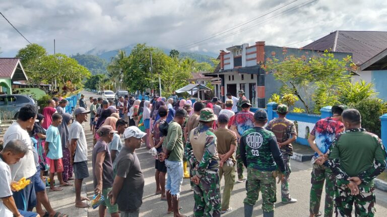 Semangat Gotong Royong, Satgas TMMD Kodim 1501/Ternate Gelar Apel Pagi