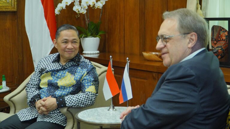 Wamenlu Indonesia Jamu Wamenlu Rusia Bahas Isu Palestina dan Dunia Islam