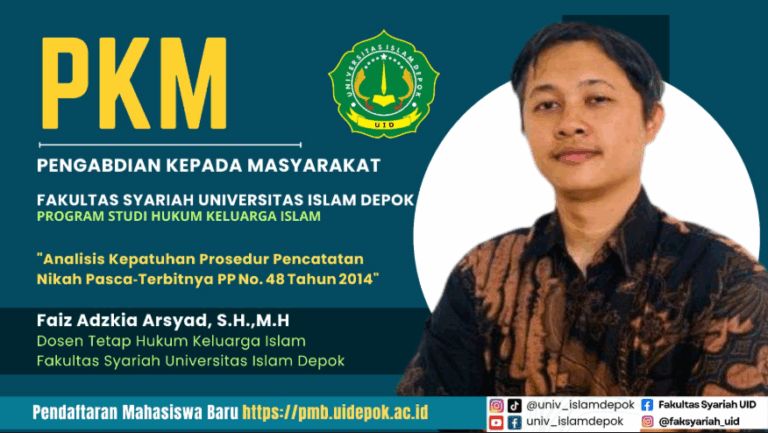PKM Prodi Hukum Keluarga Islam UID Kupas Kepatuhan Pencatatan Nikah Pasca PP No. 48 Tahun 2014