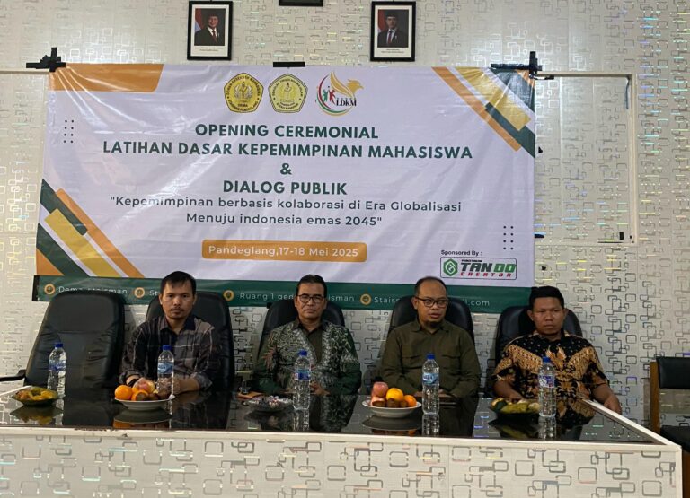 Gelar LDKM, DEMA STAISMAN Pandeglang dorong Kolaborasi Pemerintah, Pihak Swasta dan Masyarakat
