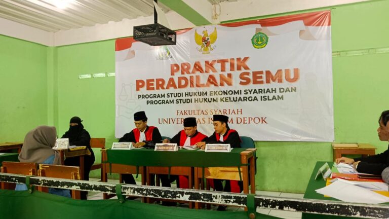 Gelar Praktik Peradilan Semu, Fakultas Syariah UID Perkuat Kompetensi Kemahiran Hukum Mahasiswa