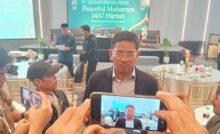 Direktur Jenderal Bimas Islam, Abu Rokhmad usai Konferensi pers bertajuk Peaceful Muharram 1447 H di Jakarta (Ist)