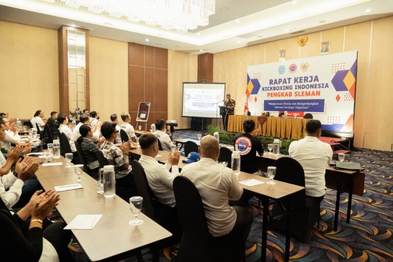 Dihadiri 45 Peserta, Raker Kickboxing Pengkab Sleman 2025 Berjalan Sukses