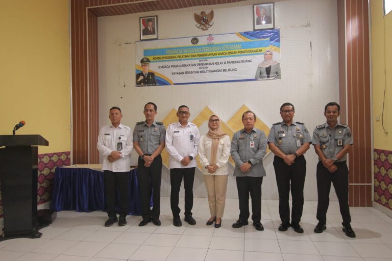 Sekuntum Melati Jalin Kerjasama dengan Lapas Perempuan Pangkalpinang