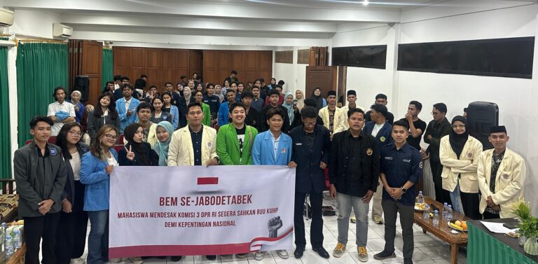 Mahasiswa Desak DPR Segera Sahkan RUU KUHAP