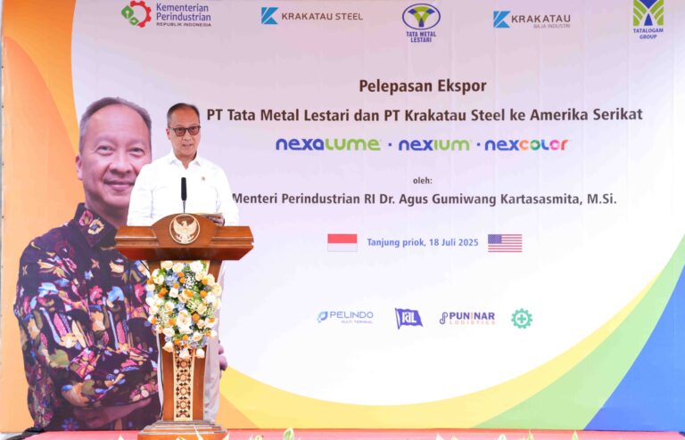 Menperin Targetkan RI Masuk 10 Besar ProdusenCrude Steel di Dunia