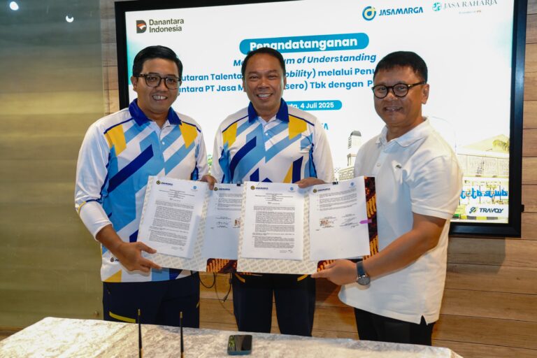 Memperkuat Ekosistem SDM BUMN Menuju Kepemimpinan Adaptif, Jasa Marga dan Jasa Raharja Tandatangani MoU Talent Mobility