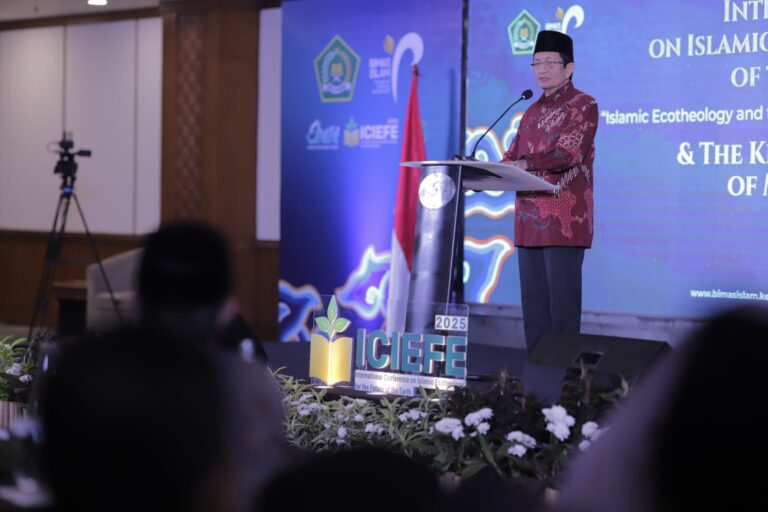 ICIEFE 2025, Menag: Alam Bukan Objek Eksploitasi, Tapi Mitra Kehidupan