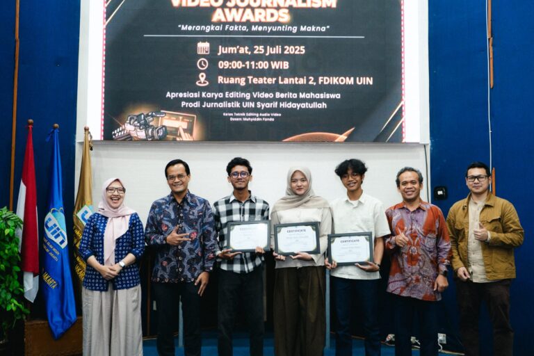 Prodi Jurnalistik UIN Jakarta beri Apresiasi Mahasiswa dalam CVJ Award 2025
