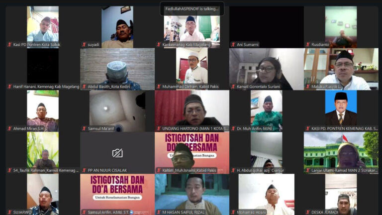 Kemenag Gelar Istighasah Daring, Doakan Keselamatan Bangsa