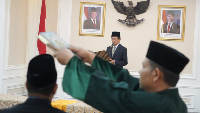 Menteri Agama Lantik Pejabat Eselon II dan Pimpinan PTKN