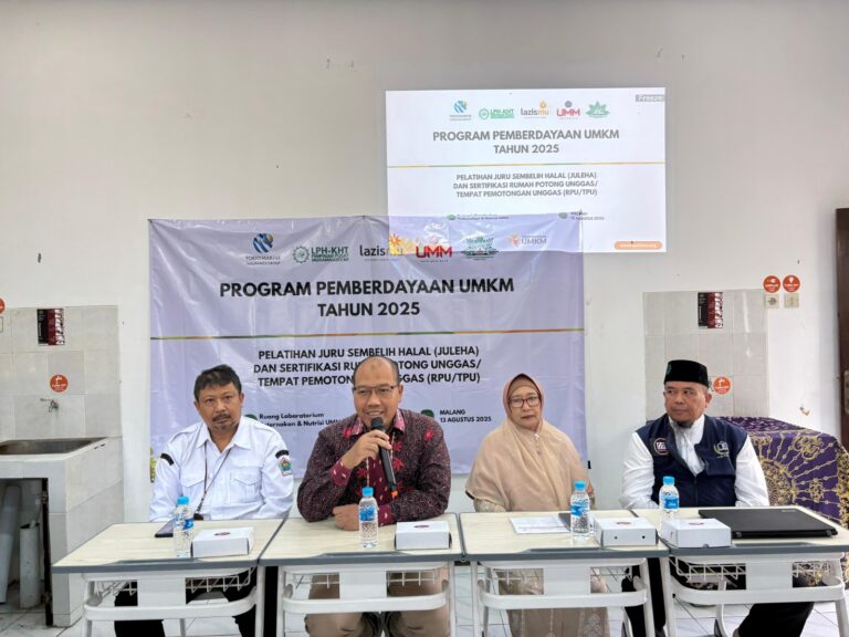 UMM Latih Puluhan Juru Sembelih Halal