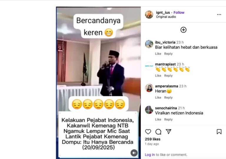 Video Lempar Mikrofon Viral, Komisi VIII DPR Minta Kemenag Periksa Kakanwil NTB