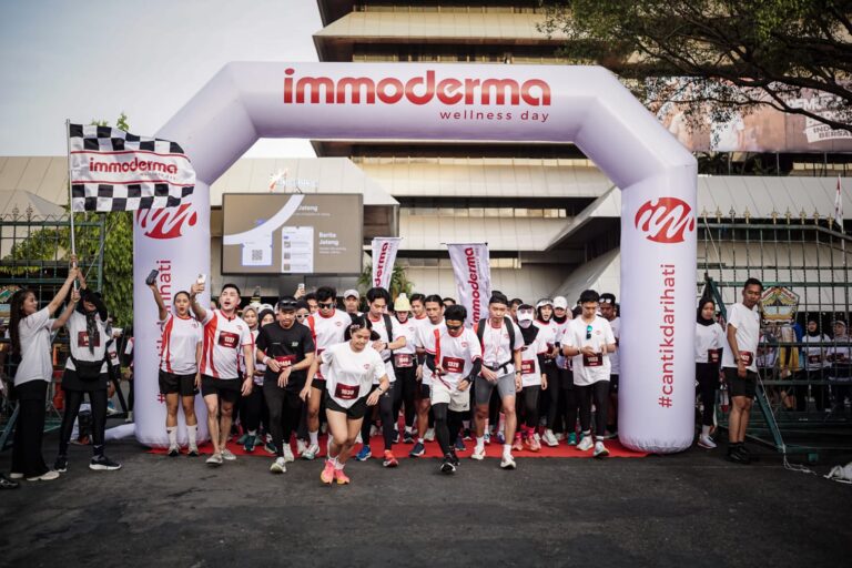 Immoderma Wellness Day Sukses Gaet 1.000 Peserta Fun Run 5K di 4 Kota Indonesia