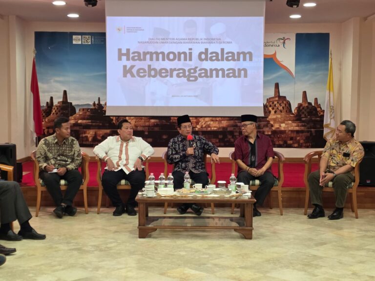 Diskusi di Italia, Menag Bicara Kerukunan Modal Pembangunan dan Ekoteologi