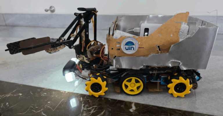 Curi Perhatian, Mahasiswa UIN Jakarta Pamerkan Robot Pengumpul Sampah di AICIS+ 2025