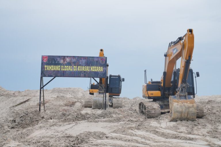 Satgas PKH Bongkar Tambang Timah Ilegal di Dua Lokasi
