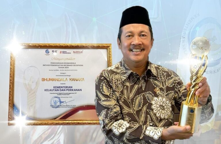 KKP Raih Penghargaan Bhumandala Kanaka 2025 dari BIG