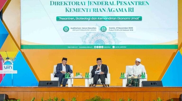 Halaqoh Nasional UIN Jakarta; Pesantren, Ekoteologi, dan Kemandirian Umat