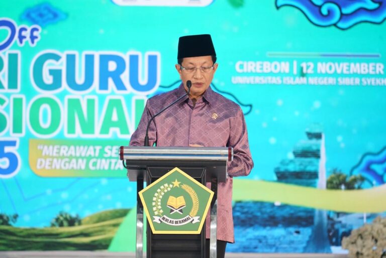 Kick Off HGN 2025, Menag Nasaruddin Tekankan Pentingnya Integrasi Ilmu dan Iman bagi Para Guru