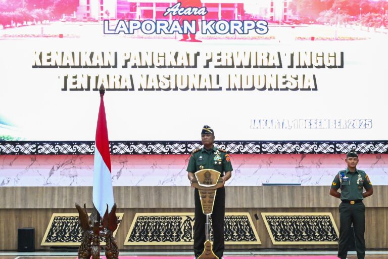 Wakil Panglima TNI Pimpin Laporan Korps Kenaikan Pangkat 139 Perwira Tinggi TNI