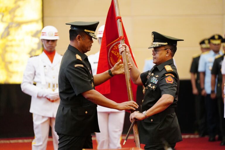 Wapang TNI Pimpin Sertijab Tiga Jabatan Strategis di Mabes TNI