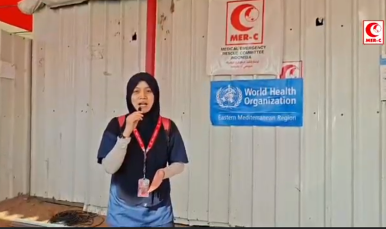 Tiba di Gaza, EMT MER-C ke-12 Langsung Kunjungi Klinik GWB