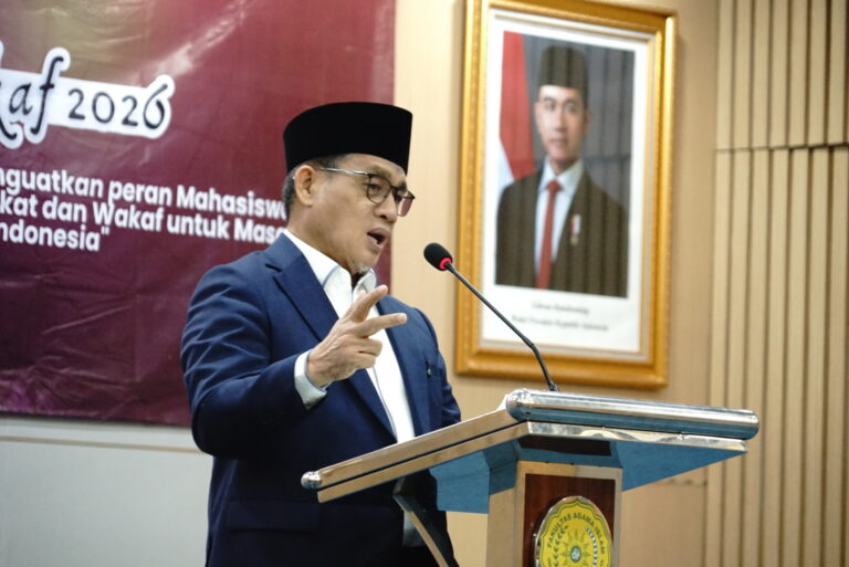 Potensi Rp480 Triliun, Wamenag Dorong Zakat-Wakaf Masuk Agenda Besar Negara