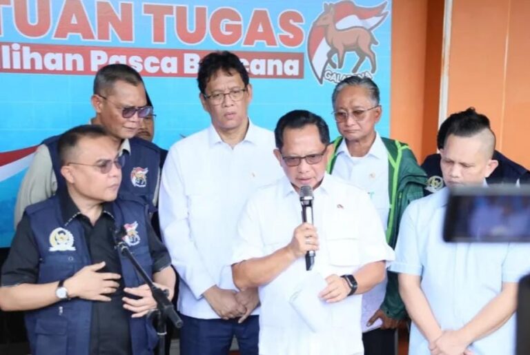 Tito dan Dasco Rakor di Aceh, 12 Wilayah Belum Pulih Pascabencana