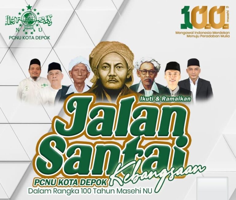 Sambut 100 Tahun Masehi NU, PCNU Kota Depok Gelar Jalan Santai Kebangsaan Berhadiah Paket Umroh