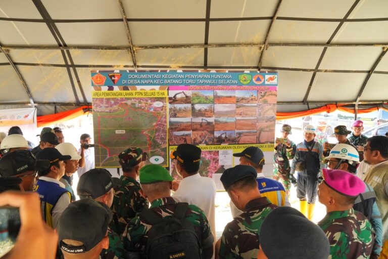 Kasum TNI Tinjau Pembangunan Huntara dan Huntap di Tapanuli Selatan