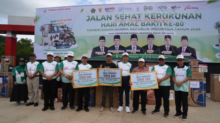 HAB-80 di Wonogiri, Menag Sebut Jalan Sehat Lintas Iman Wujud Keindonesiaan