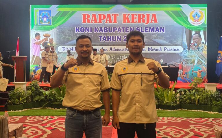 Hadiri Raker KONI Sleman, Ketum Kickboxing Adit Setiawan Siap Gebrak Kejurkab April 2026