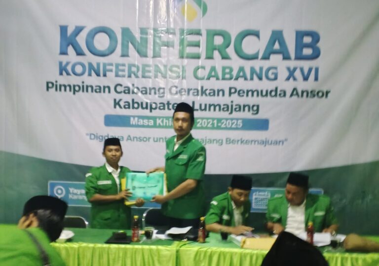 Gus Izzuddin Terpilih Pimpin GP Ansor Lumajang 2026-2030, Usung Visi Kolaboratif dan Mandiri