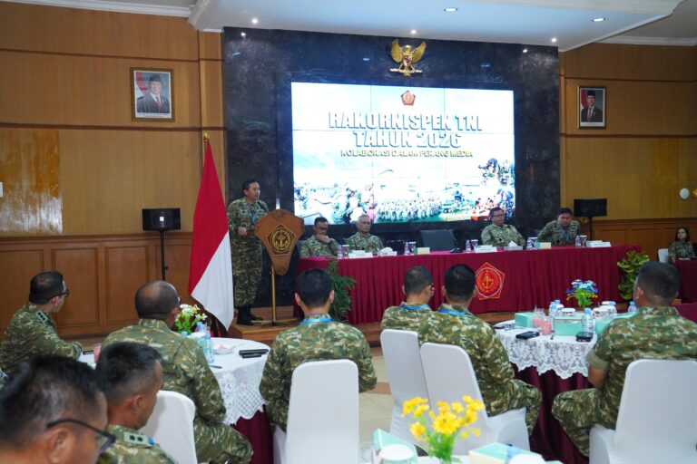 Rakornispen TNI 2026 Perkuat Silaturahmi dan Kolaborasi Hadapi Perang Informasi