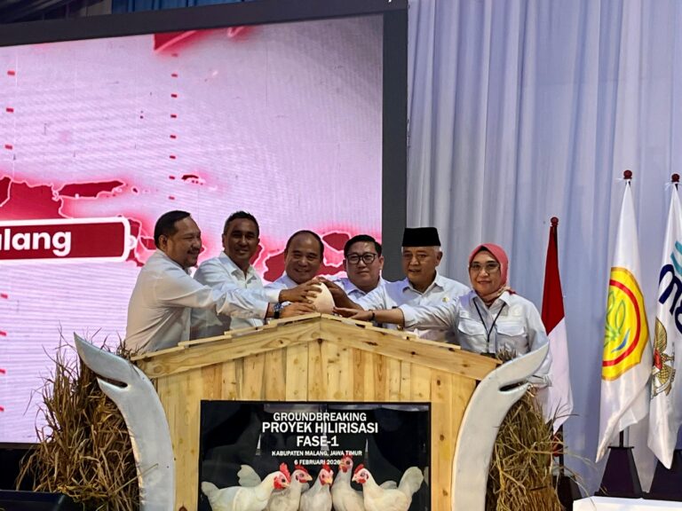 Groundbreaking Hilirisasi Ayam di Enam Titik, Perkuat Pasokan Protein Nasional