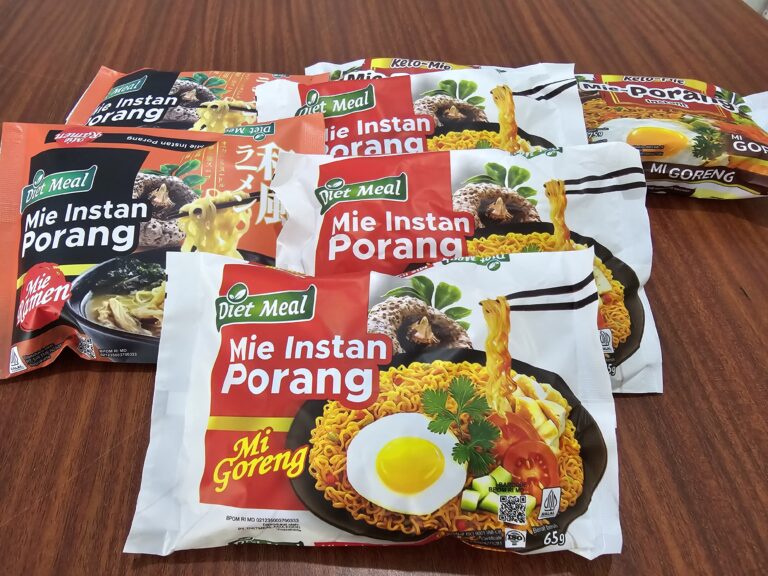 Rendah Kalori, Mie Porang Dietmeal Tembus Pasar Ekspor Qatar