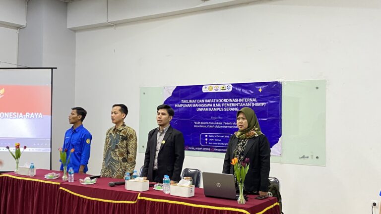 Sinkronisasi Program Kerja, Prodi Ilmu Pemerintahan UNPAM Serang Tekankan Tata Kelola Inklusif