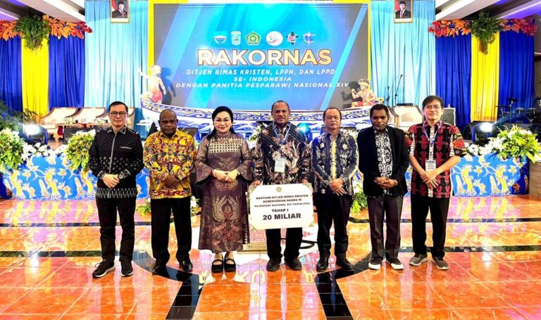 Bimas Kristen Serahkan Rp20 Miliar untuk Pesparawi Nasional XIV 2026