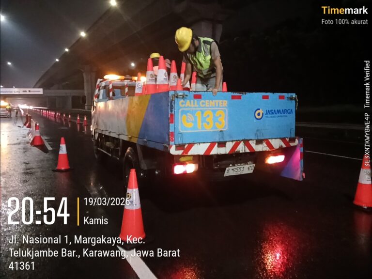 Lalu Lintas Tol Jakarta-Cikampek Kembali Normal, Contraflow KM 36–70 Resmi Dihentikan
