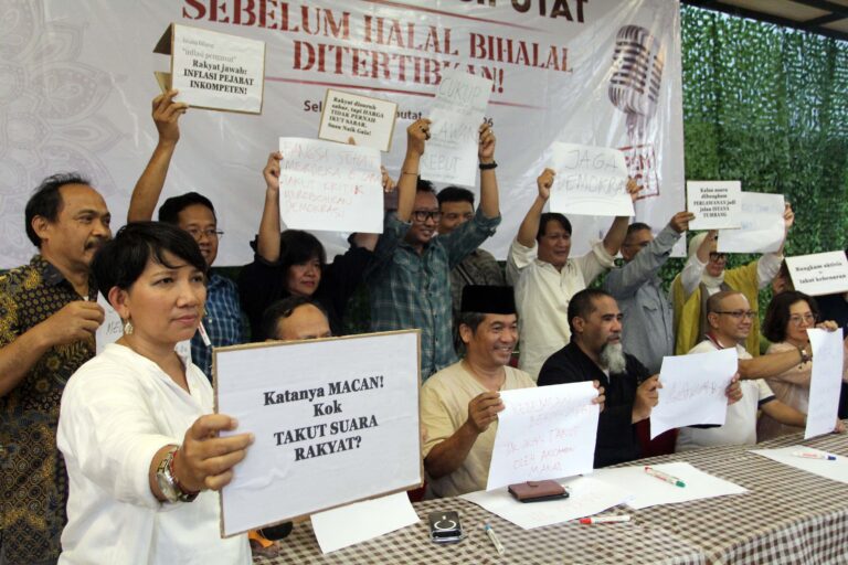 Komunitas Ciputat: Negara Tak Lagi Tahan Kritik, Demokrasi di Ujung Tanduk