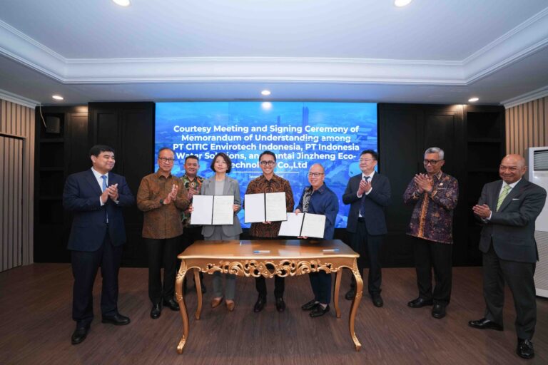 Kembangkan Teknologi Pengolahan Air, Tiga Perusahaan Jajaki Kerja Sama Strategis di Kawasan Industri