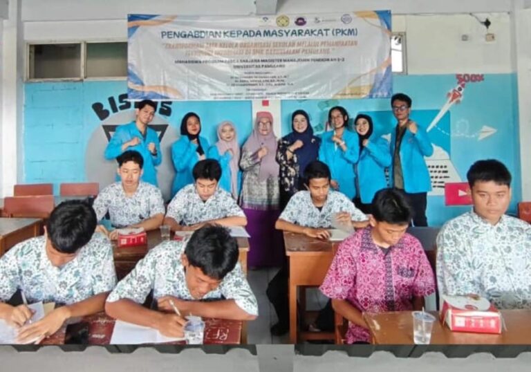 Mahasiswa UNPAM Dorong SMK Darussalam 2 Pamulang Terapkan Tata Kelola Berbasis Teknologi